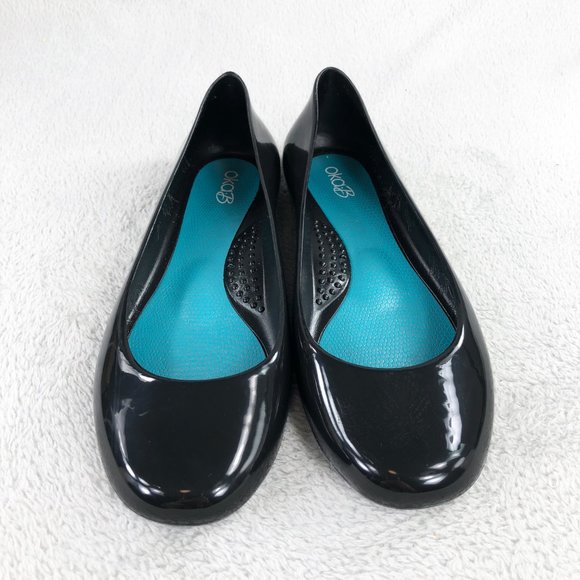 Oka B Shoes Oka B Okabashi Jelly Womens Ballet Flats Loafers